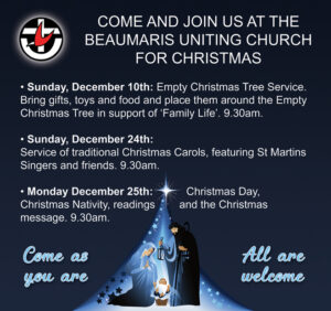 Christmas Services at Beaumaris Uniting Church December 2023
